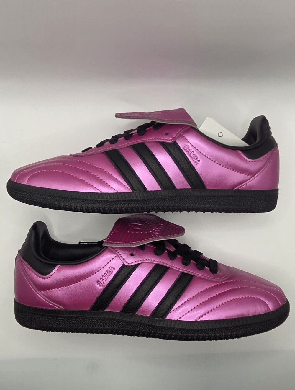 adidas Samba LT Womens Size 7 Metallic Pink/Black